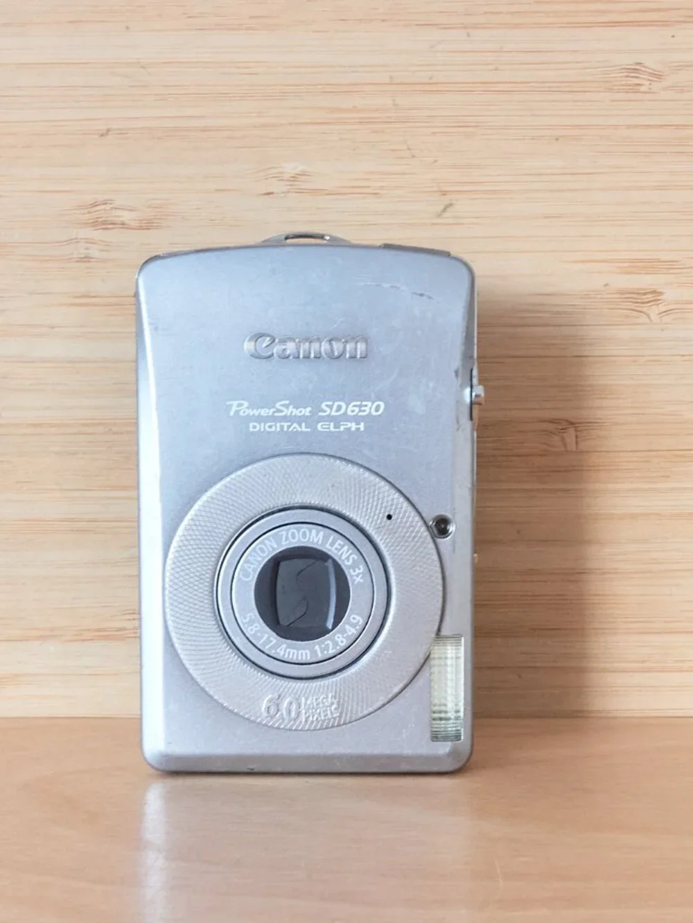 Canon PowerShot SD630 Digital ELPH 6.0MP Camera Silver 3x Zoom Tested - Picture 2 of 12